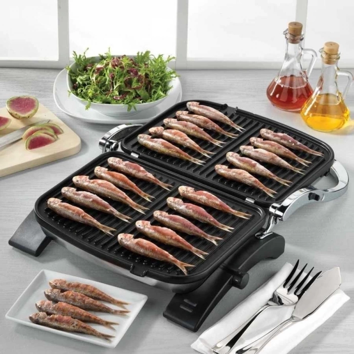 Korkmaz A328-05 Tostkolik Inox/Siyah Granit Tost Makinesi