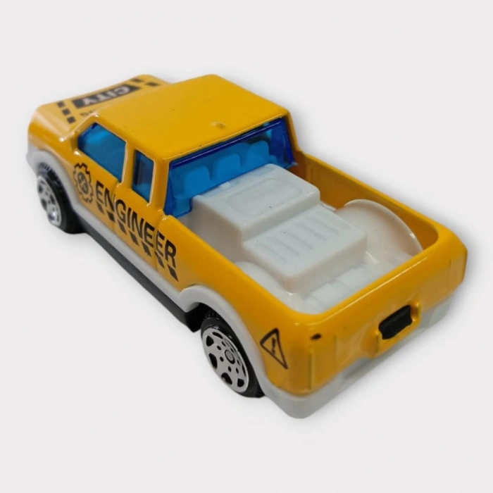 Küçük Metal İnşaat Araçları 7 cm - Pickup (Lisinya)