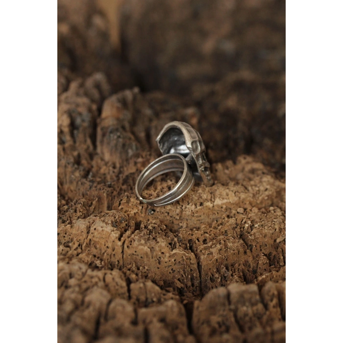 Kuru Kafa Örümcek Adam Figürlü Ayarlanabilir Erkek Yüzük - Lisinya