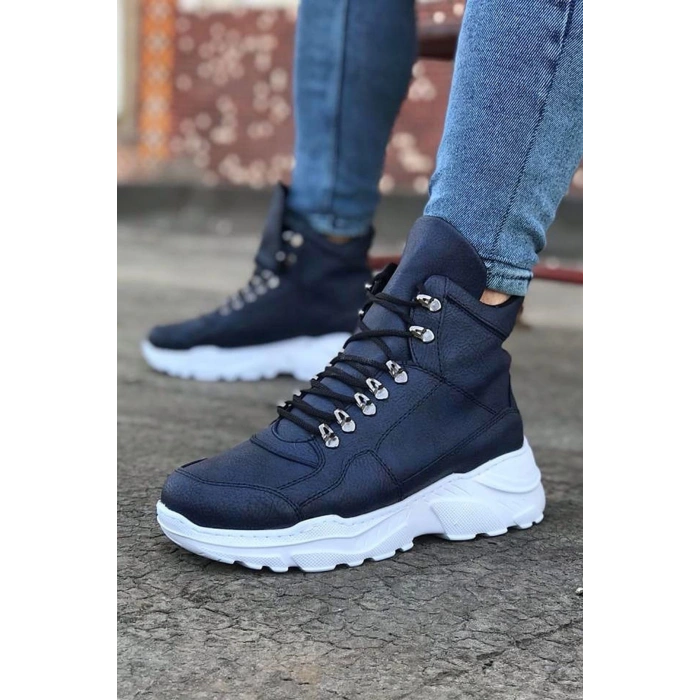 Lacivert Uzun Bağcıklı Postal Bot