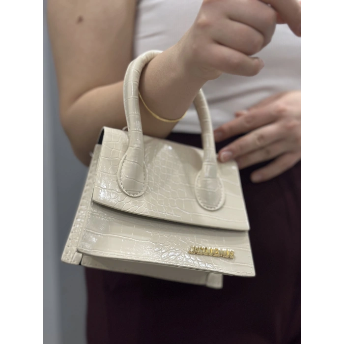 Luxe krem cilt çanta