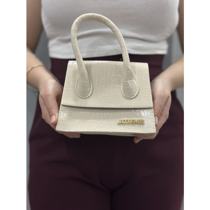 Luxe krem cilt çanta