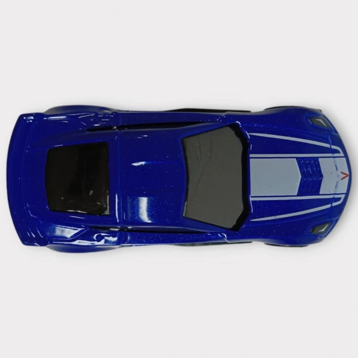 Metal Mini Arabalar  8 cm - Mavi - 1 (Lisinya)