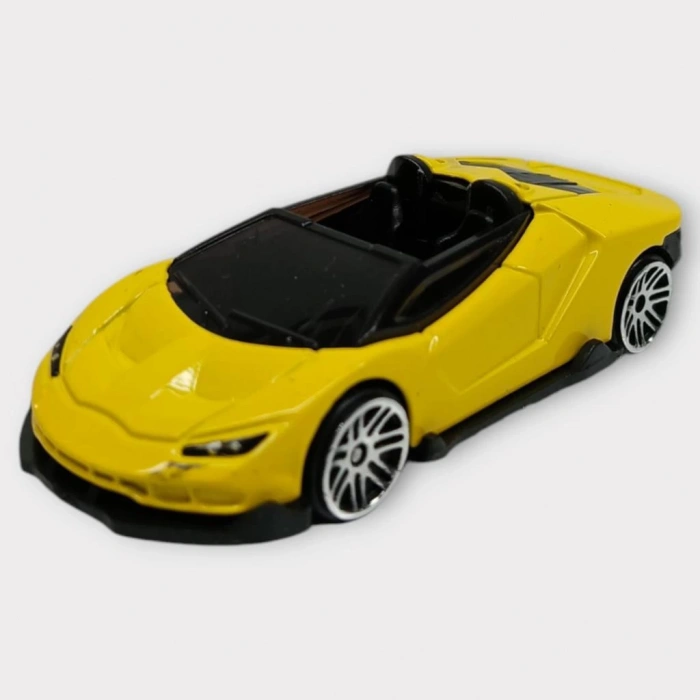 Metal Mini Arabalar  8 cm - Sarı - 2 (Lisinya)