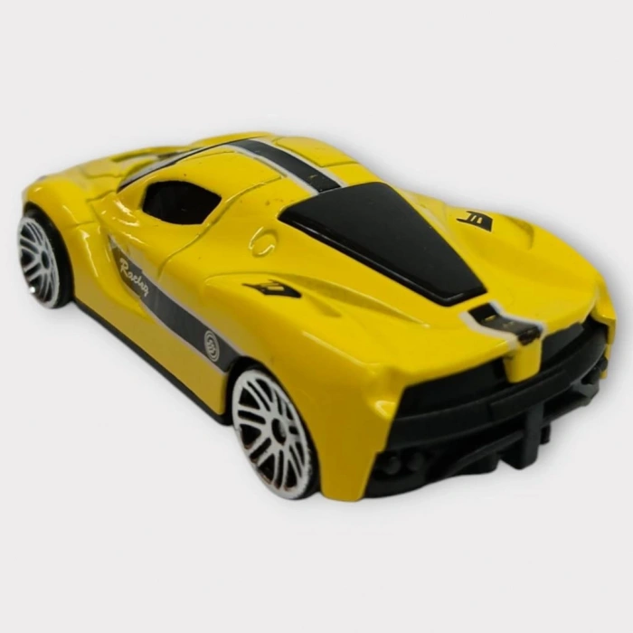 Metal Mini Arabalar  8 cm - Sarı - 3 (Lisinya)