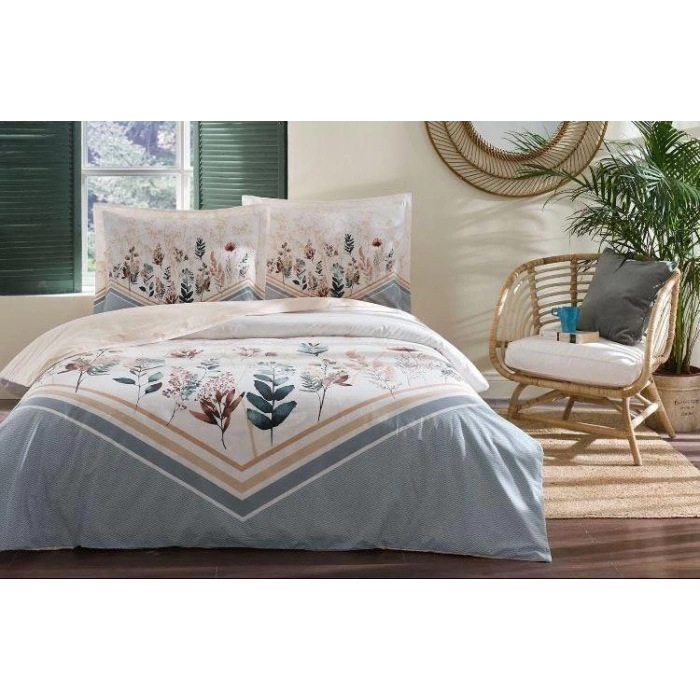 Özdilek Çift Kişilik Ranforce Nev Takımı Astilbe Krem