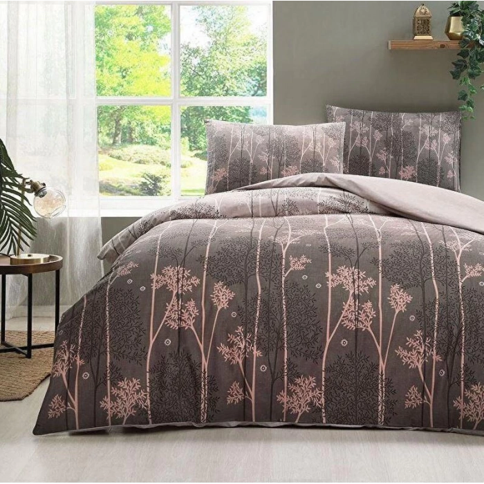 Özdilek Çift Kişilik Ranforce Nev Takımı Marrom Kahve