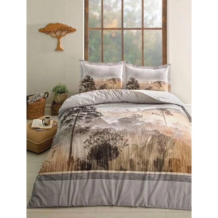 Özdilek Çift Kişilik Ranforce Nev Takımı Scenery Gri