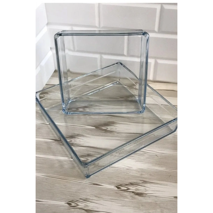 Paşabahçe 159129 Borcam Premium Kare Tepsi 2li Set