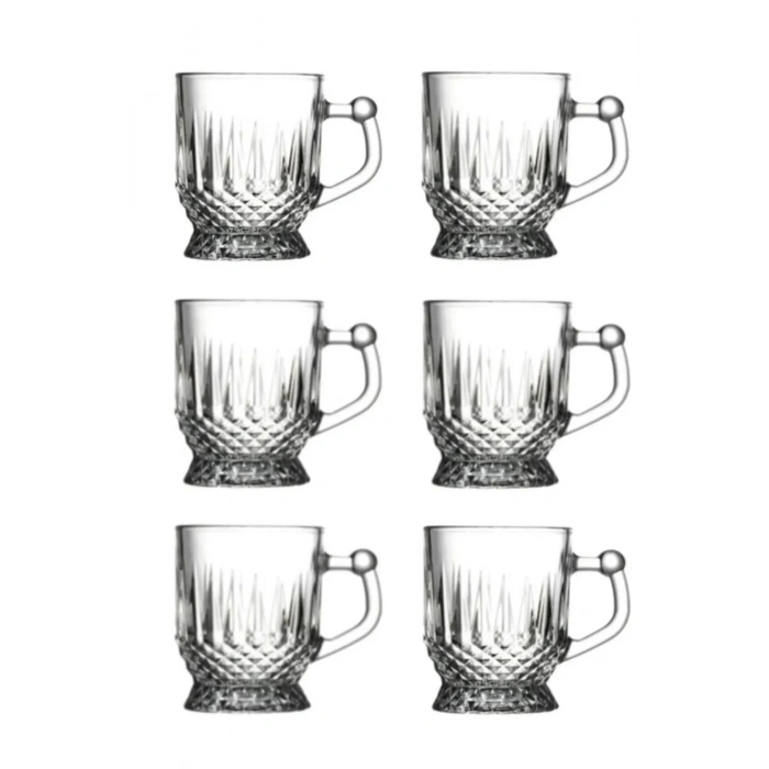 Paşabahçe 55871 Coffee Mugs & Cups Kulplu Çay Bardağı 165 Cc 6lı