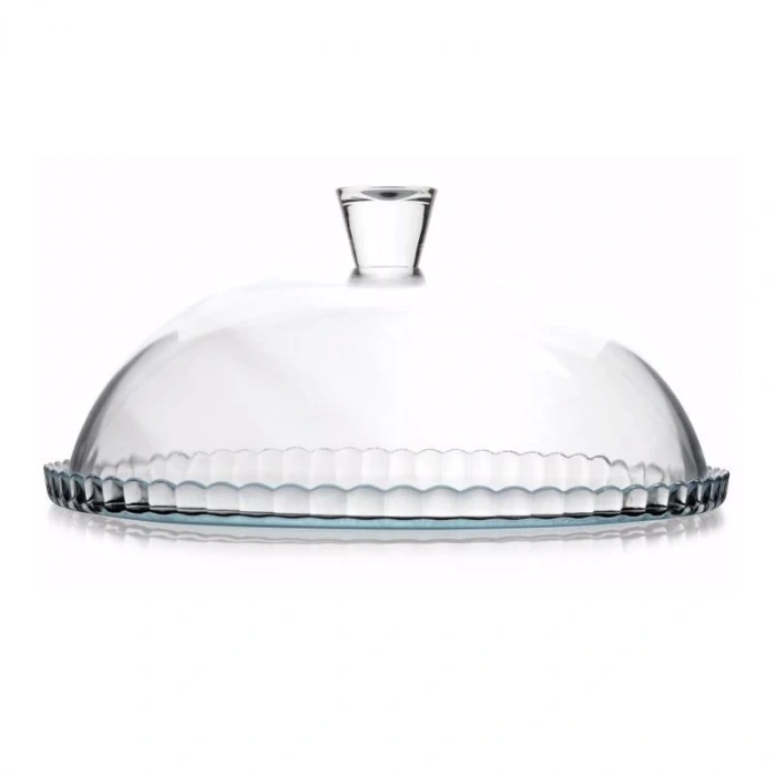 Paşabahçe Kapaklı Cam Fanus Kek Fanusu 95198