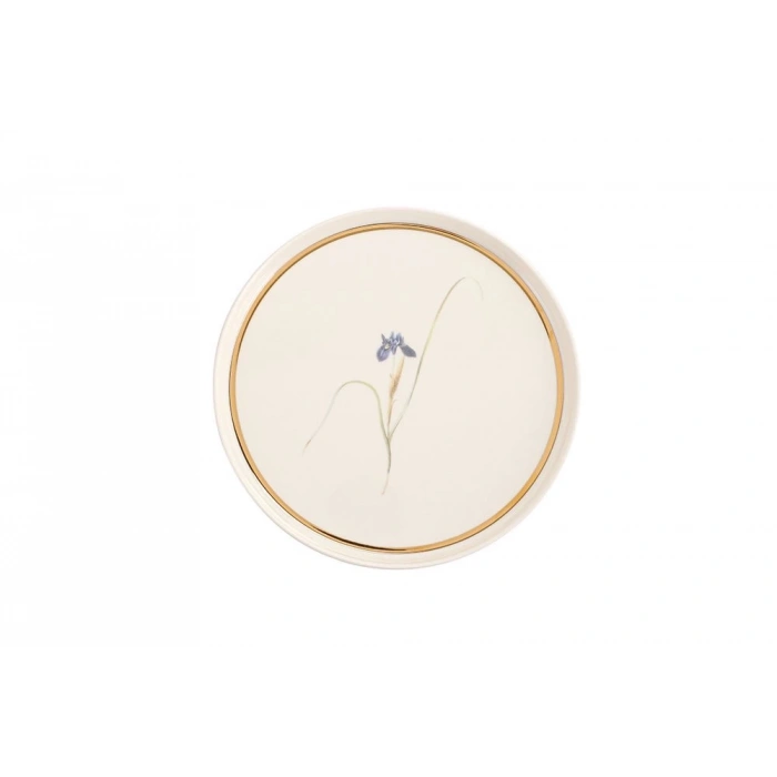 Porland Botanical Desen 3 Düz Tabak 21cm