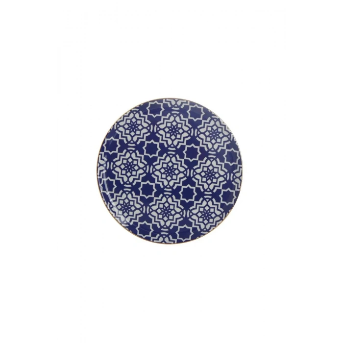 Porland Morocco Desen7 Mor Düz Tabak 28cm