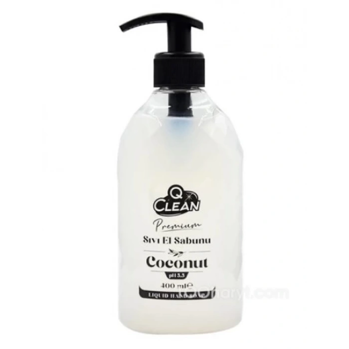 Q Clean Sıvı Sabun Coconut 400ml.