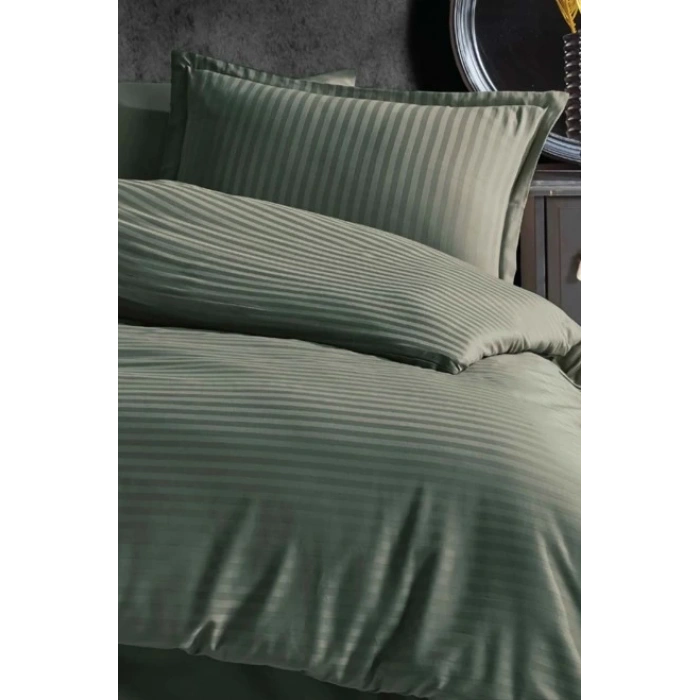 Saten Çift Kişilik Nev Takımı Haki