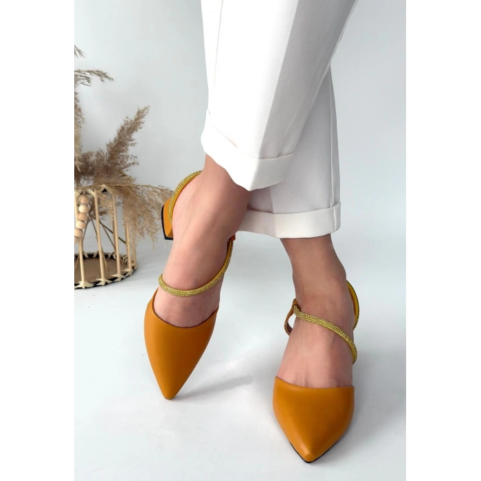 Sista Hardal Cilt Topuklu Ayakkabı - Lisinya