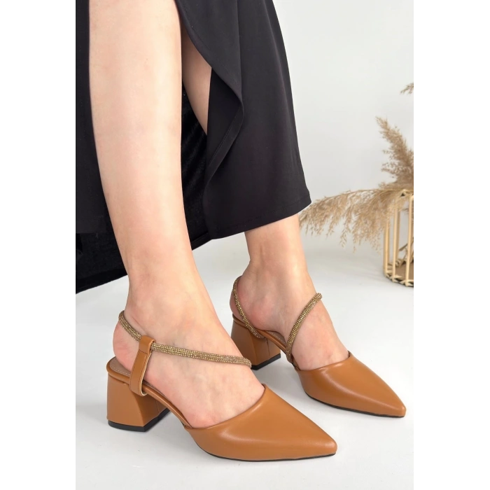 Sista Taba Cilt Topuklu Ayakkabı