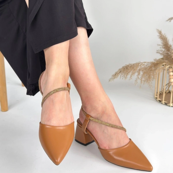 Sista Taba Cilt Topuklu Ayakkabı - Lisinya