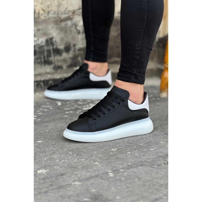 Siyah Beyaz Erkek Casual Ayakkabı