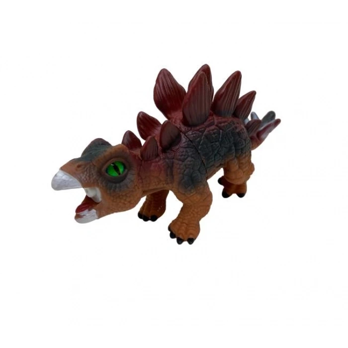 Soft Dinazor Neon Gözlü 24 Cm -LD6206B-Stegosaurus (Lisinya)