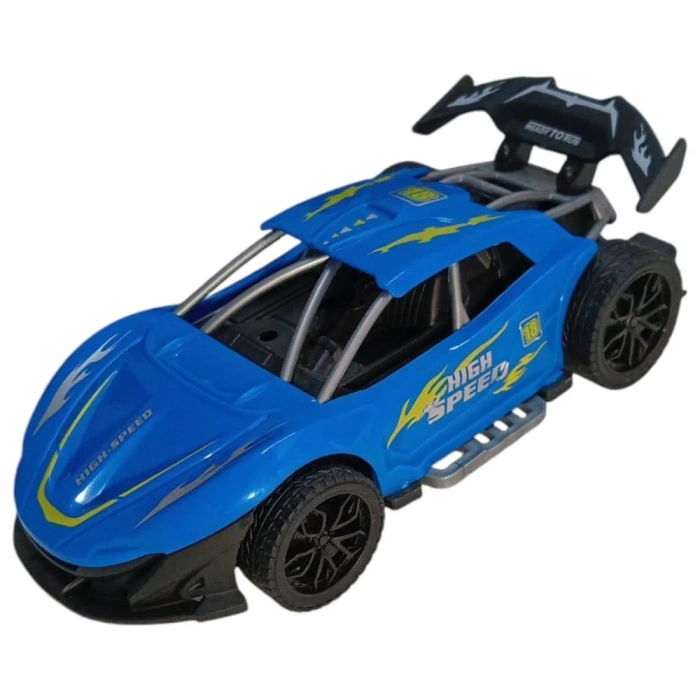 Sürtmeli Yarış Arabası - Mavi (Lisinya)
