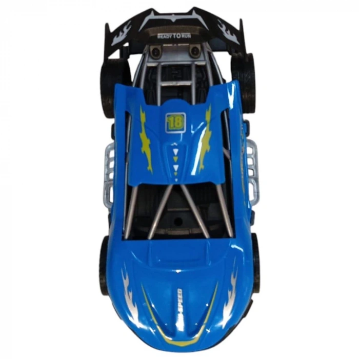 Sürtmeli Yarış Arabası - Mavi (Lisinya)