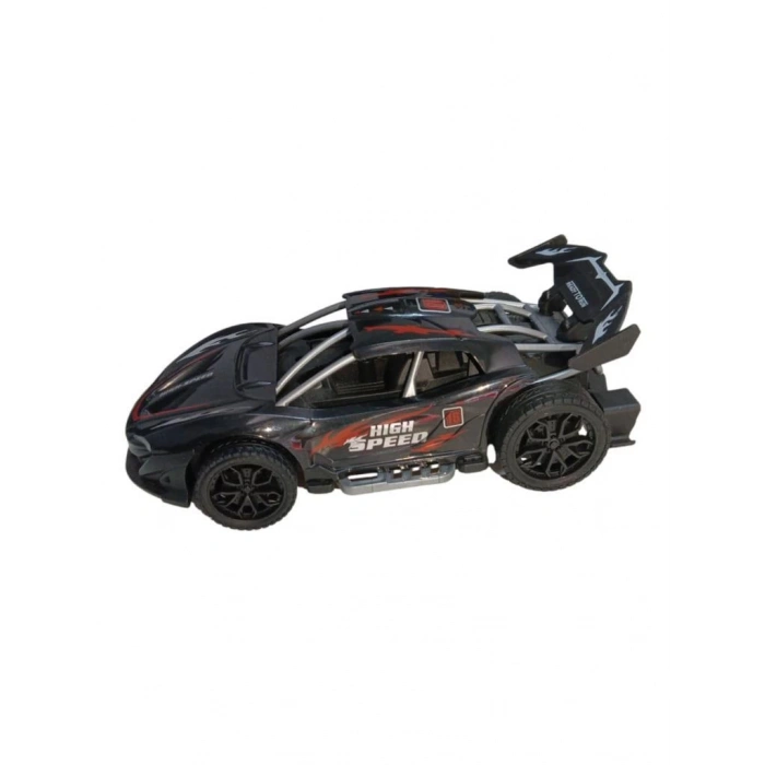 Sürtmeli Yarış Arabası - Siyah (Lisinya)