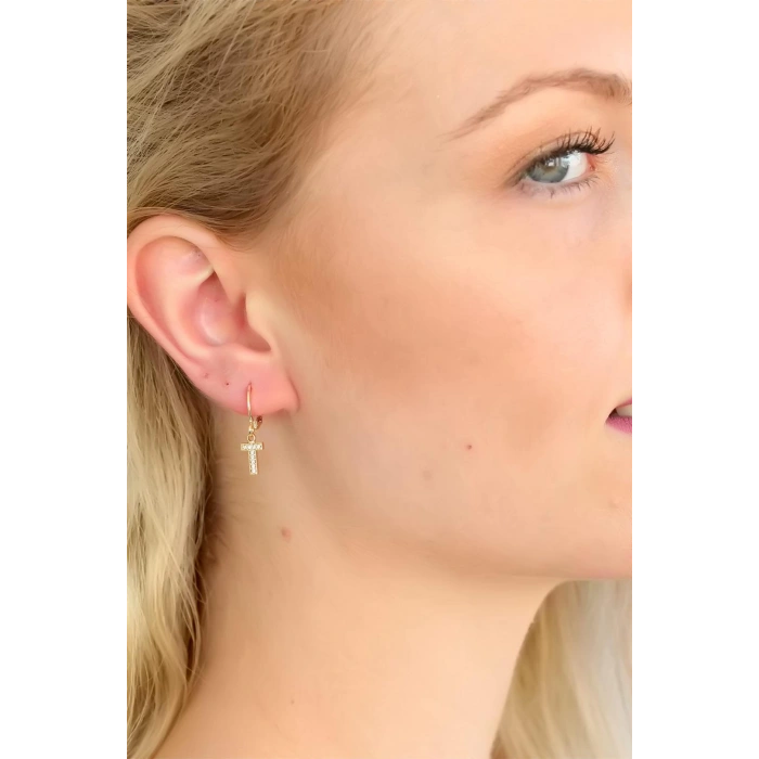 T Harf Bayan Küpe - Lisinya