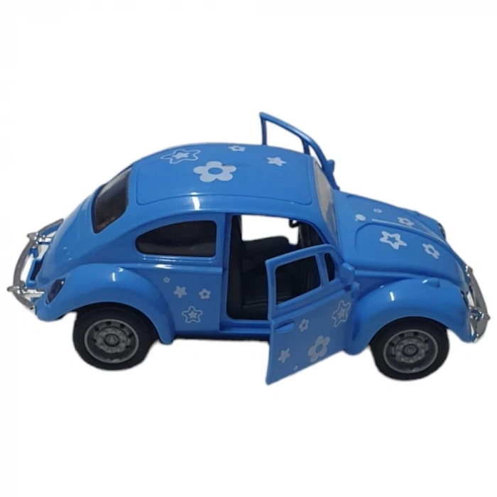 Vosvos Araba - Sürtmeli Desenli MAVİ - JW567-060 (Lisinya)