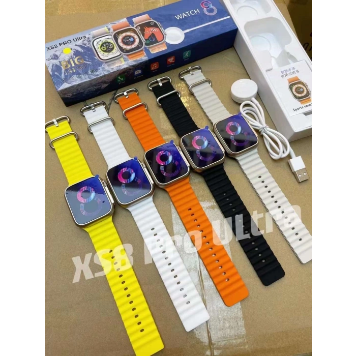 Watch 8 Akıllı Saat Xs8 Pro - Bluetooth, Su Geçirmezlik, Kablosuz Şarj ( Lisinya )