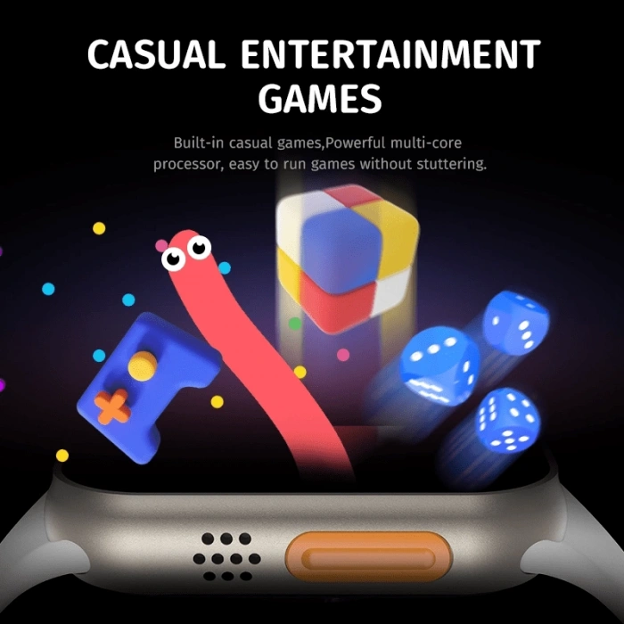 Watch 8 Hw8 Ultra Adventure 2.02inc Siri Nfc Bluetooth Arama Ios Android Uyumlu Akıllı Saat ( Lisinya )