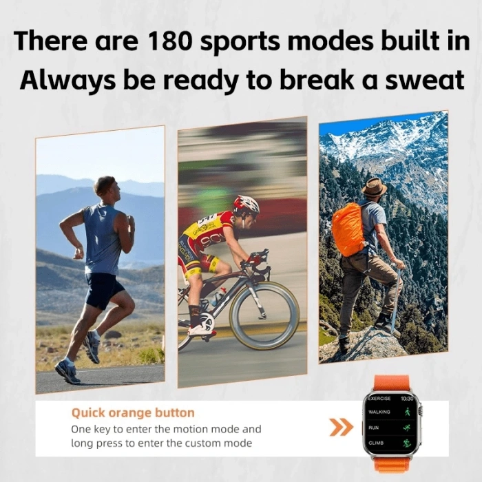 Ws28 Ultra 49mm Siri Tansiyon Ateş Nabız Ölçer Akıllı Saat ( Lisinya )