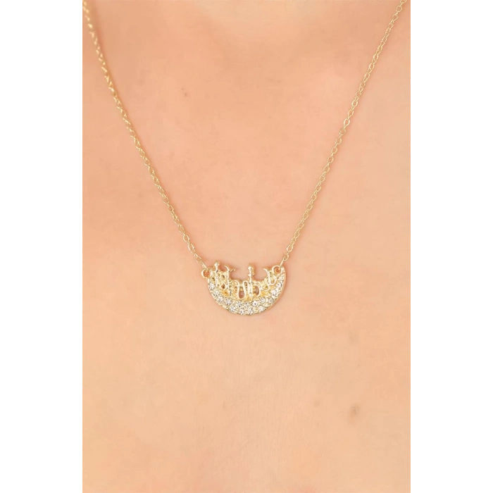 Zirkon Taşlı Bayan Kolye - Lisinya