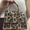 luxe leopar cilt çanta