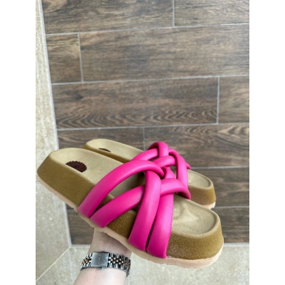 Tenda Fuşya Cilt Terlik