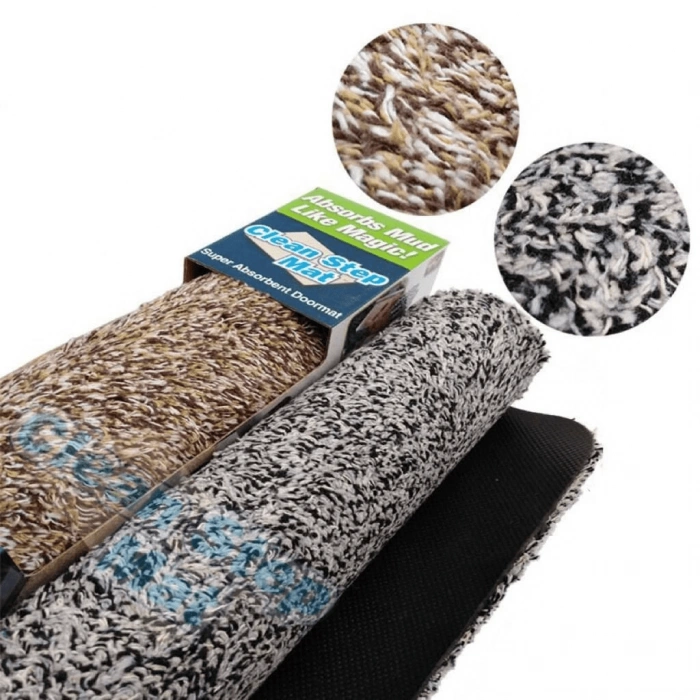 Clean Step Mat Yıkanabilir Mikrofiber Kir Toz Emici Iç-dış Ortam Paspas - Lisinya