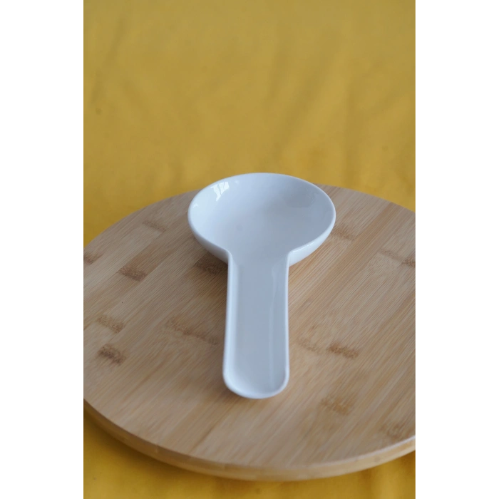 Gönül Beyaz Geniş Kaşıklık Kepçelik 24 cm