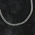 316L Çelik İnce Klasik Zincir Model Gümüş Renk Erkek Kolye - Lisinya