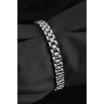 316L Çelik Kordon Model Gümüş Renk Erkek Bileklik - Lisinya