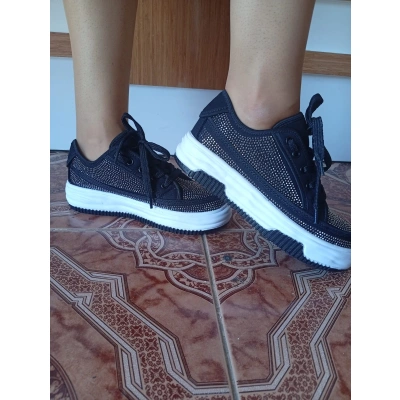 Kadın Spor Ayakkabı Siyah Renk