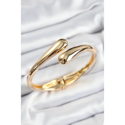 Pirinç Sarmal Model Gold Renk Kadın Kelepçe - Lisinya