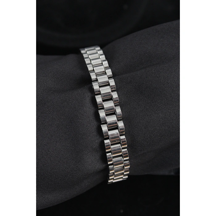 316L Çelik Kordon Model Gümüş Renk Erkek Bileklik - Lisinya