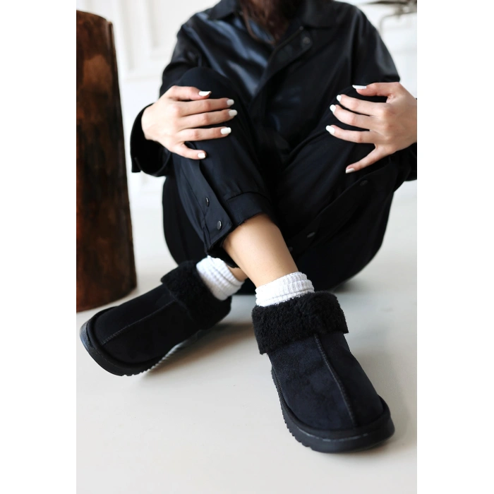 Abby Siyah Süet Bot - Lisinya