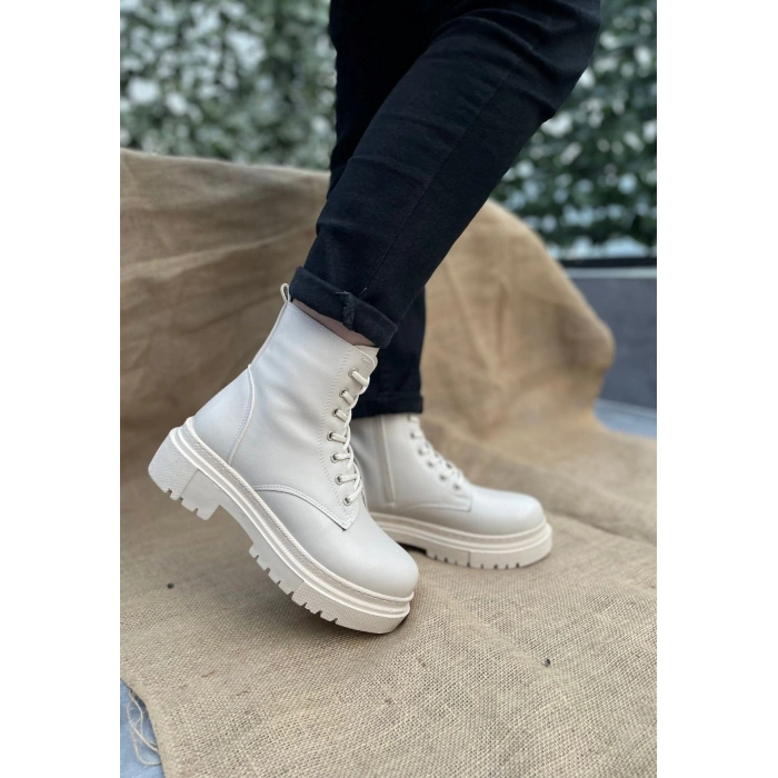 Aleyt Bej Cilt Bağcıklı Bot - Lisinya