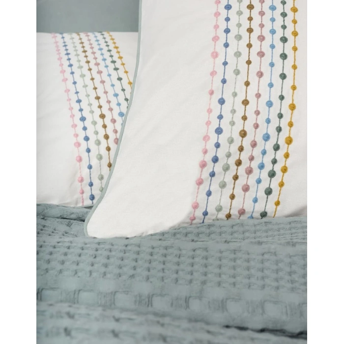 Aura Çift Kişilik Pike Takımı Pebble Mint