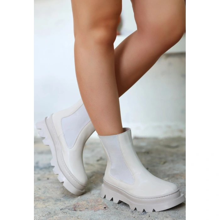 Bluen Bej Cilt Bot - Lisinya