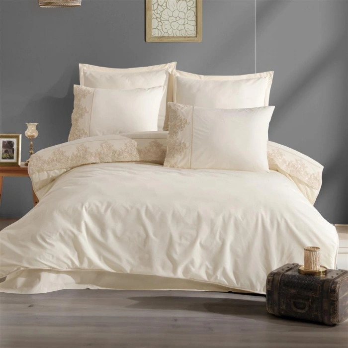 Çift Kişilik Butik Uyku Seti Osela V2 Ekru