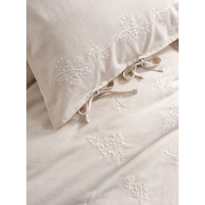 Cotton Keten Çift Kişilik Nev Takımı Esmira