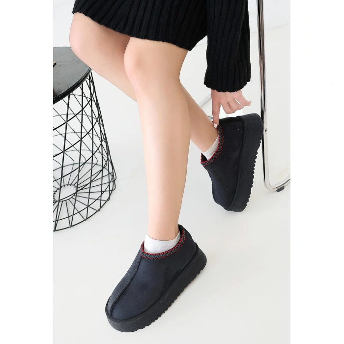 Foyk Siyah Süet Bot - Lisinya