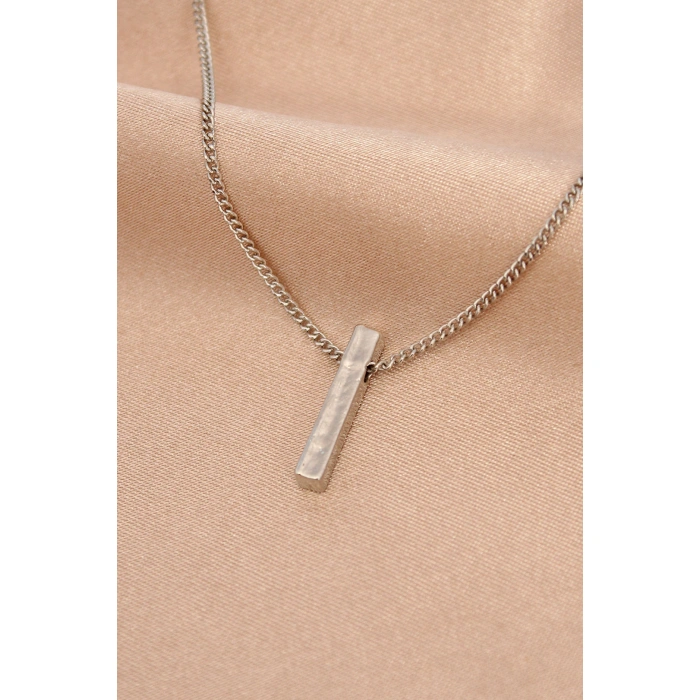 Gümüş Renk Metal Kolye - Lisinya